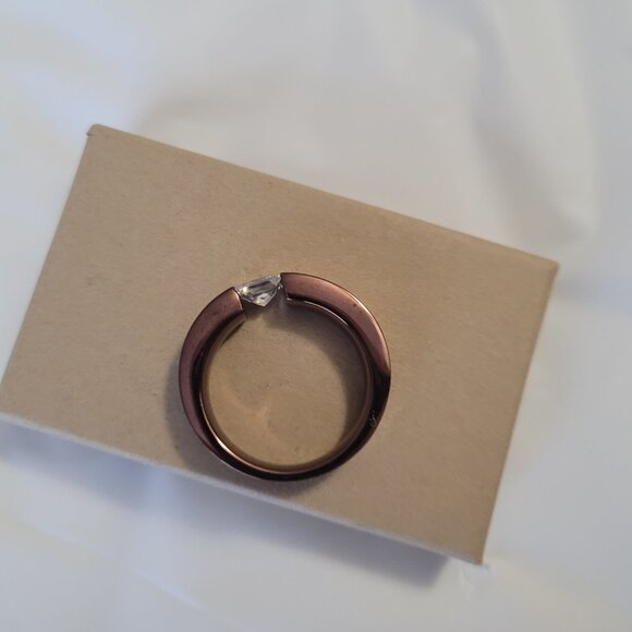 Inox 316L Stainless Men's Band Size 10 1/4 Copper Colored - Picture 5 of 10